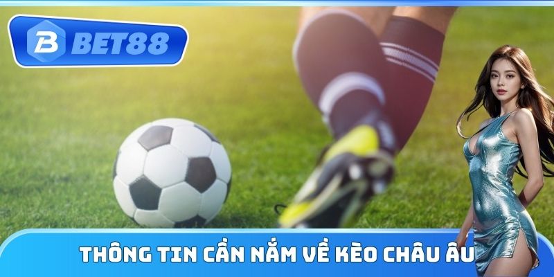 Thông tin cần nắm về kèo Châu Âu